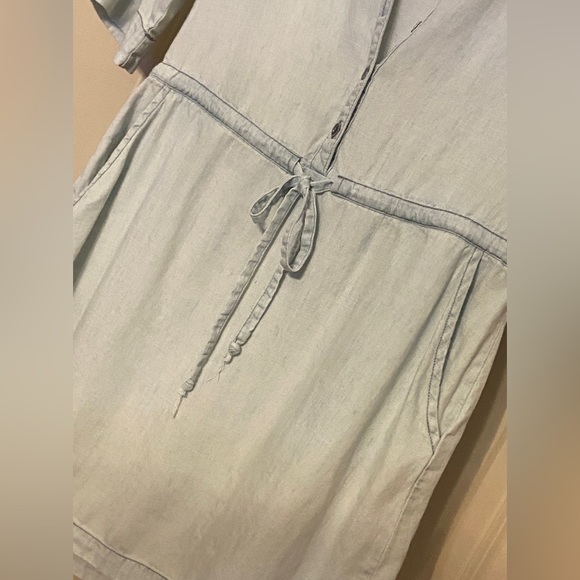 ✨michael Stars Sz-S Light Blue Denim Dress, Airy & Comfortable Cool- GentlyUsed✨ - Picture 3 of 16